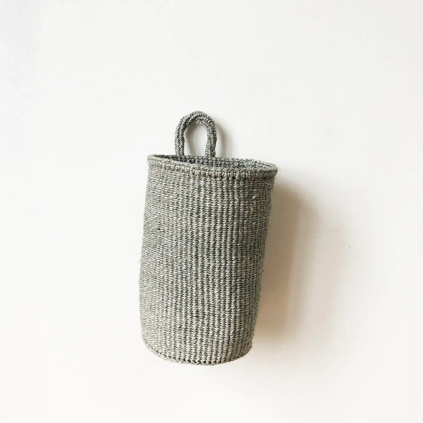 Gray Hanging Storage Basket