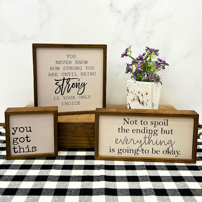 12x6 Not To Spoil The Ending But Everything Wall Sign