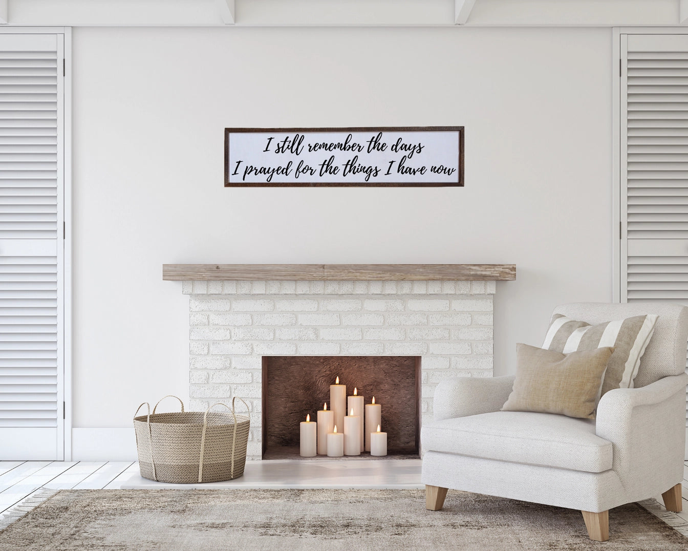 Wall Art-I Still Remember The Days I Prayed For The Things I Have Now