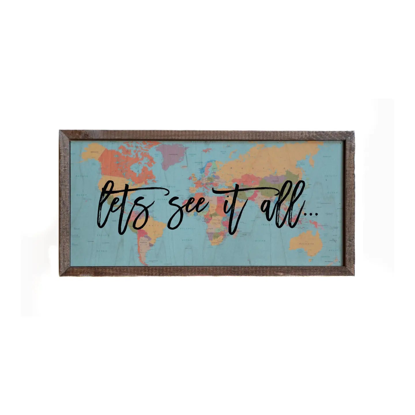Let's See It All 12x6 Wall Art