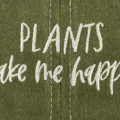 Plants Make Me Happy Baseball Cap